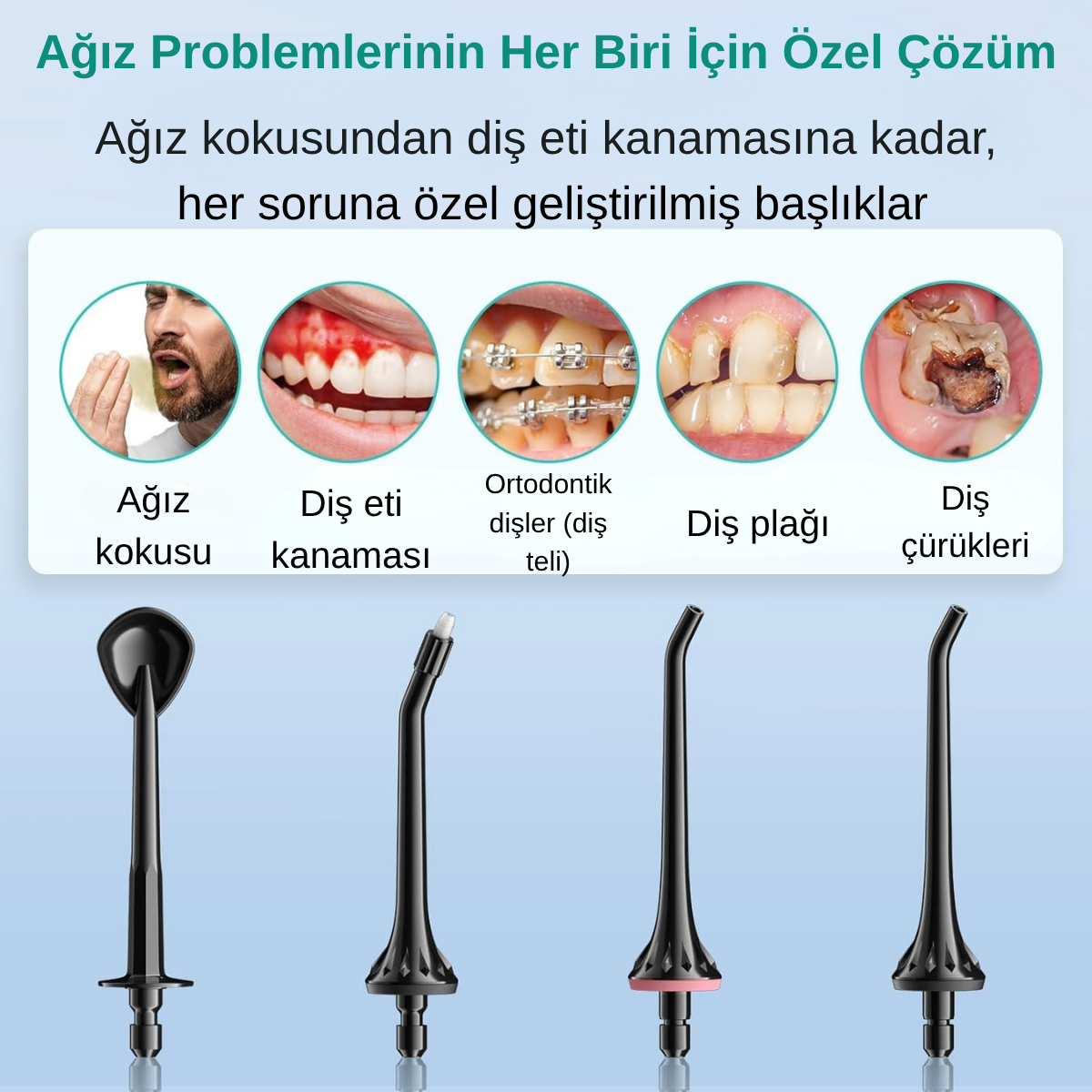 Profesyonel Ağız Duşu – Detaylı Diş, Dil Ve Ağız Temizliği