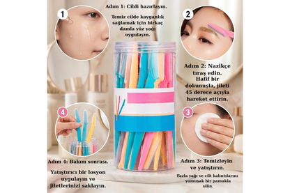 Yüz Kaş Tüy Alma Ustura Kalemi