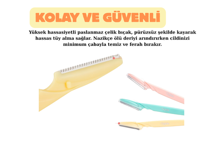 Yüz Kaş Tüy Alma Ustura Kalemi