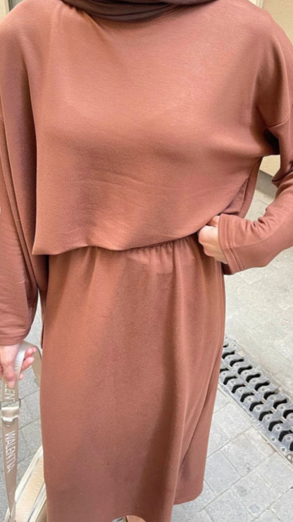 ArsenaBeauty  Kristal Etekli Takım Antrasit