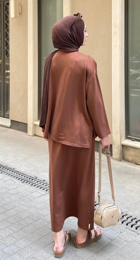 ArsenaBeauty  Kristal Etekli Takım Antrasit