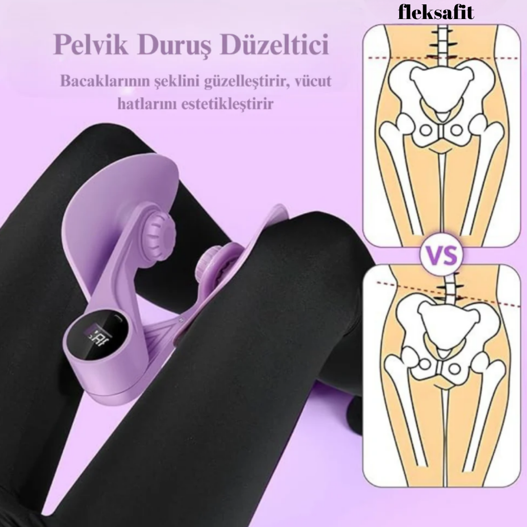 Fleksafit-Sayaçlı Ayarlanabilir İç Bacak Egzersiz Aleti