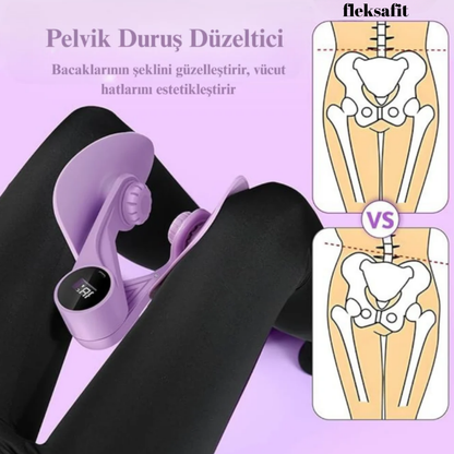 Fleksafit-Sayaçlı Ayarlanabilir İç Bacak Egzersiz Aleti